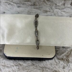 Silver Tone Bracelet with Toggle clasp